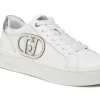SNEAKERS SILVIA IN PELLE MAXI LOGO