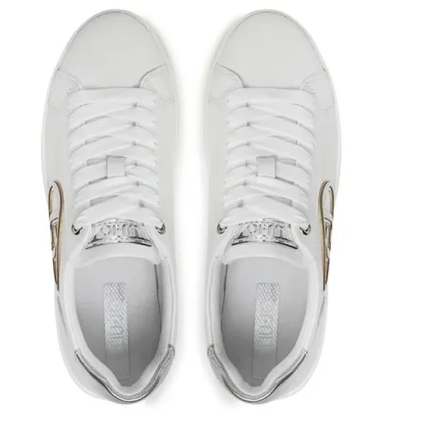 SNEAKERS SILVIA IN PELLE MAXI LOGO