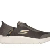 SNEAKERS SLIP INS SKECHERS GO WALK FLEX BROWN