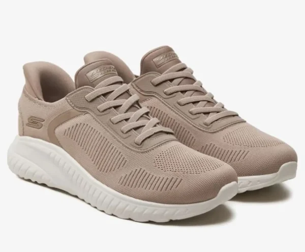 SNEAKERS SLIP INS SKECHERS DONNA TAUPE
