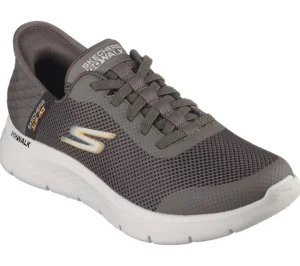 SNEAKERS SLIP INS SKECHERS GO WALK FLEX BROWN