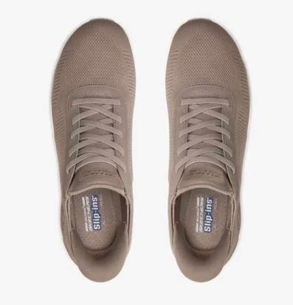 SNEAKERS SLIP INS SKECHERS DONNA TAUPE