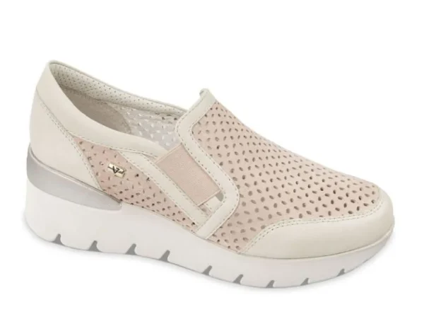 SNEAKERS SLIP ON ELASTICO ROSE