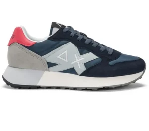 SNEAKERS SUN68 UOMO JAKI 2.0 SOLID NAVY BLUE