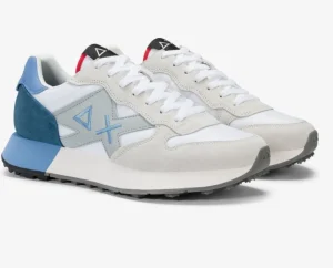 SNEAKERS SUN68 UOMO JAKI 2.0 SOLID BIANCO