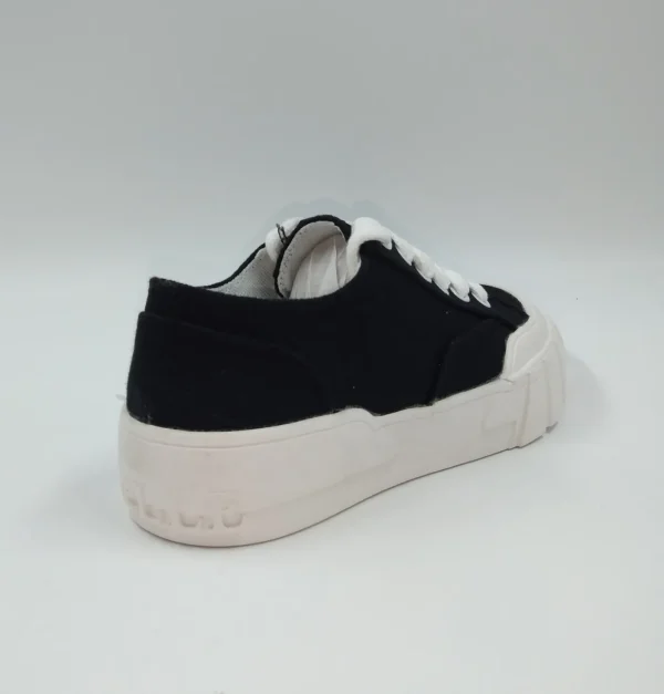 SNEAKERS TELA COTONE NERO