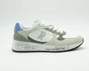 SNEAKERS TESSUTO E CAMOSCIO BIANCO