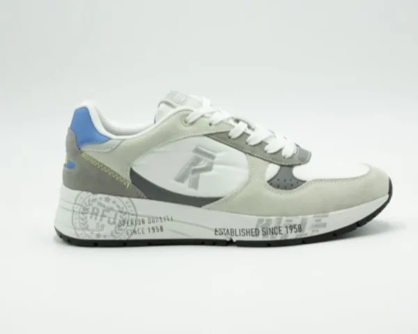 SNEAKERS TESSUTO E CAMOSCIO BIANCO