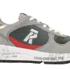 SNEAKERS TESSUTO E CAMOSCIO MILITARY