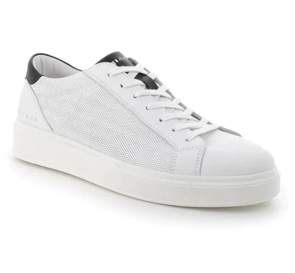 SNEAKERS TOTAL WHITE DETTAGLI NERI