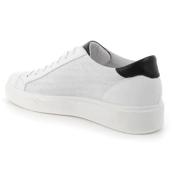 SNEAKERS TOTAL WHITE DETTAGLI NERI
