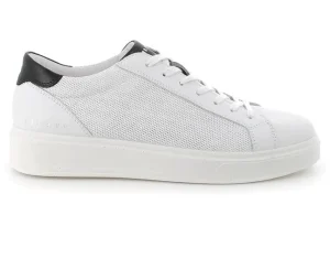 SNEAKERS TOTAL WHITE DETTAGLI NERI