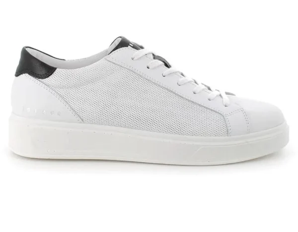 SNEAKERS TOTAL WHITE DETTAGLI NERI