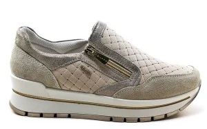 SNEAKERS TRAPUNTATA SLIPON BEIGE