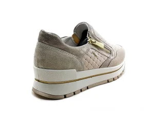 SNEAKERS TRAPUNTATA SLIPON BEIGE