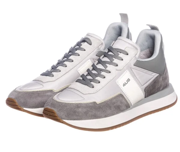 SNEAKERS VELOUR GRIGIO