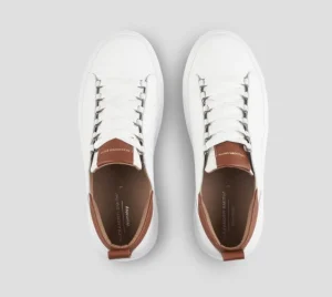 SNEAKERS WEMBLEY MAN ALEXANDER SMITH WHITE COGNAC