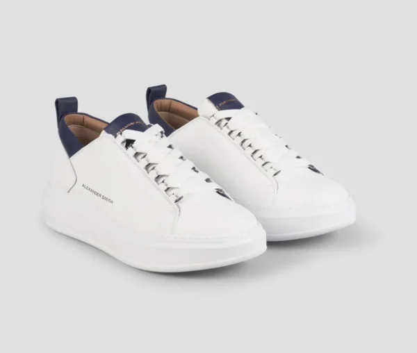 SNEAKERS WEMBLEY MAN WHITE BLUE