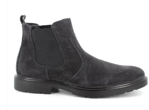 STIVALETTI BEATLES CAMOSCIO BLU