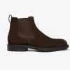 STIVALETTI CHELSEA CAMOSCIO MARRONE