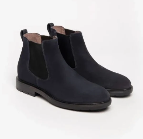 STIVALETTI CHELSEA CAMOSCIO BLU