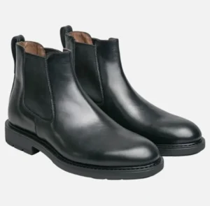 STIVALETTI CHELSEA PELLE NERO