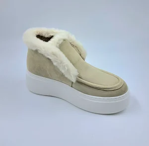STIVALETTI MINI CAMOSCIO BEIGE