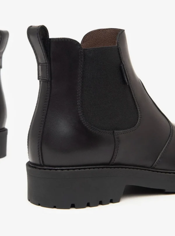 STIVALETTI PELLE CHELSEA NERO