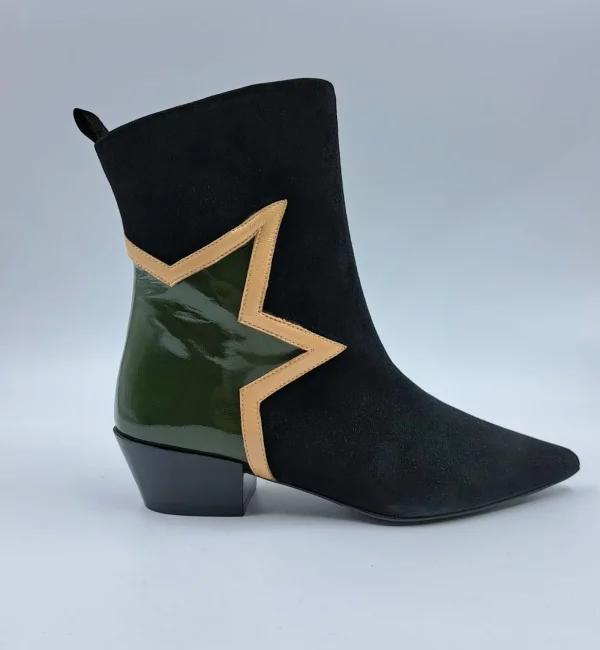 STIVALETTI TEXAN CAMOSCIO