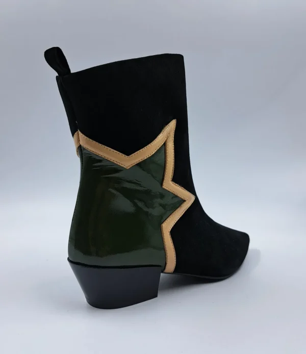 STIVALETTI TEXAN CAMOSCIO