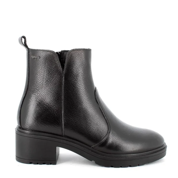 STIVALETTO PELLE NERA