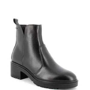 STIVALETTO PELLE NERA