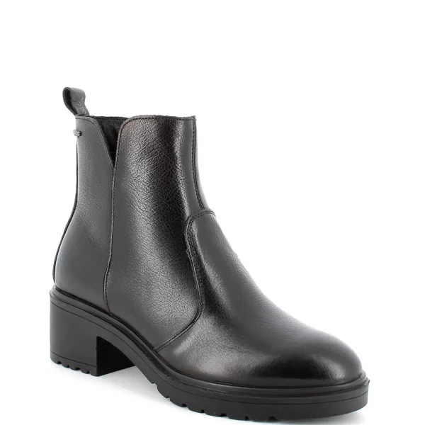 STIVALETTO PELLE NERA