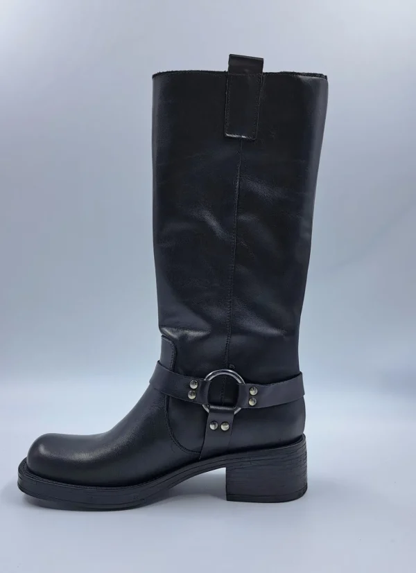 STIVALI BIKER PELLE MORBIDA