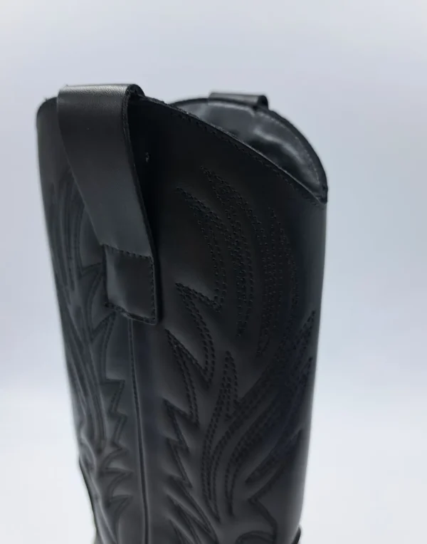 STIVALI PELLE TEXAN MEDI NERO