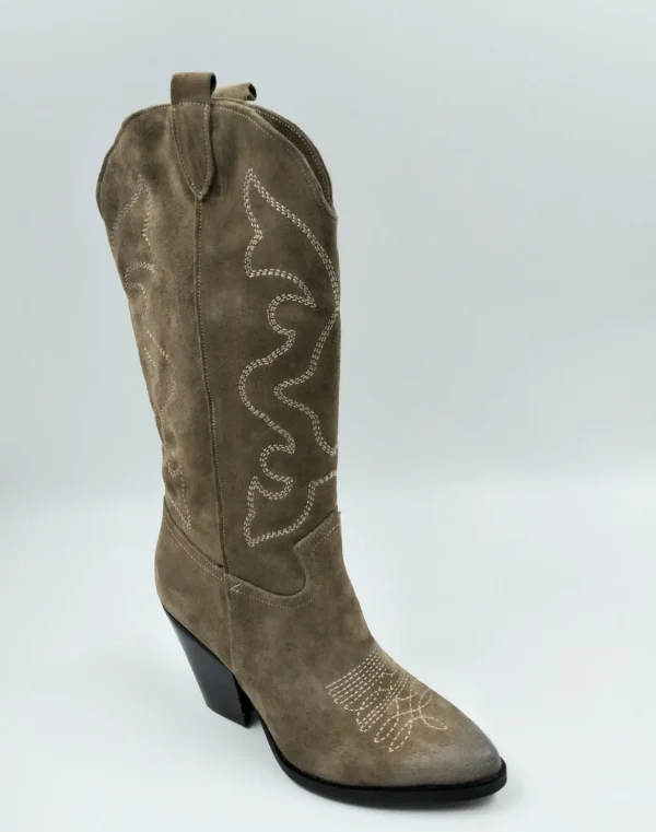 STIVALI TEXAN ELEN TAUPE