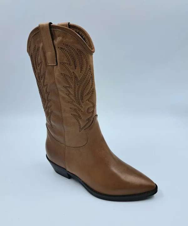 STIVALI TEXAN MEDI CUOIO