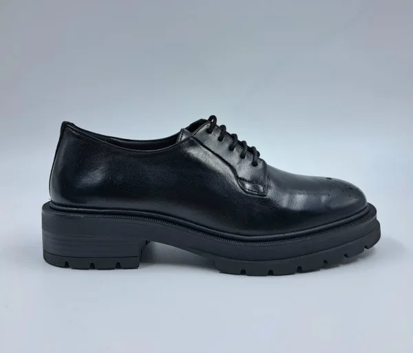 STRINGATE IN PELLE PATTY LACE NERA