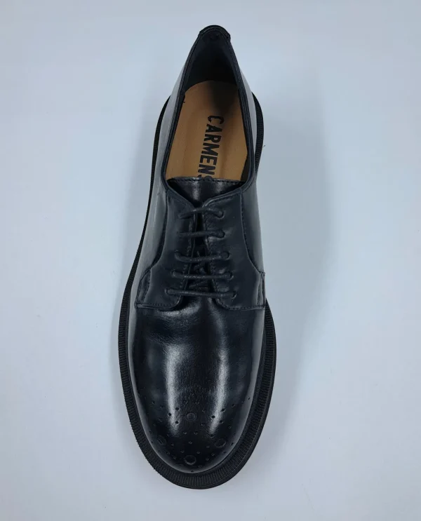 STRINGATE IN PELLE PATTY LACE NERA