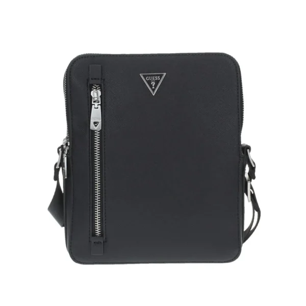 TRACOLLE GUESS DOPPIA ZIP NERO