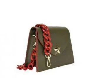 TRACOLLE PELLE BOX VERDE