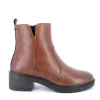 TRONCHETTI IN PELLE COGNAC