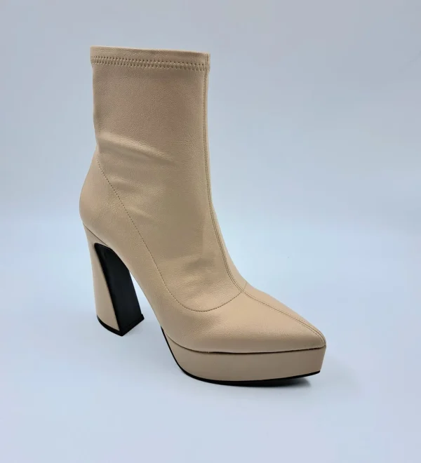 TRONCHETTI PELLE CAMMELLO PLATFORM