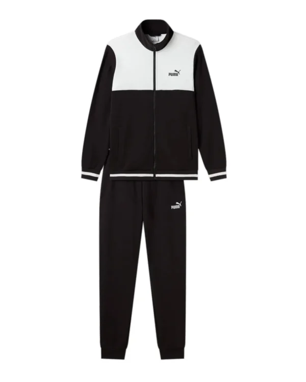 TUTE COMPLETE PUMA UOMO TRACK SUIT FZ BLACK