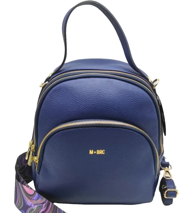 ZAINI PELLE OBONA BLU