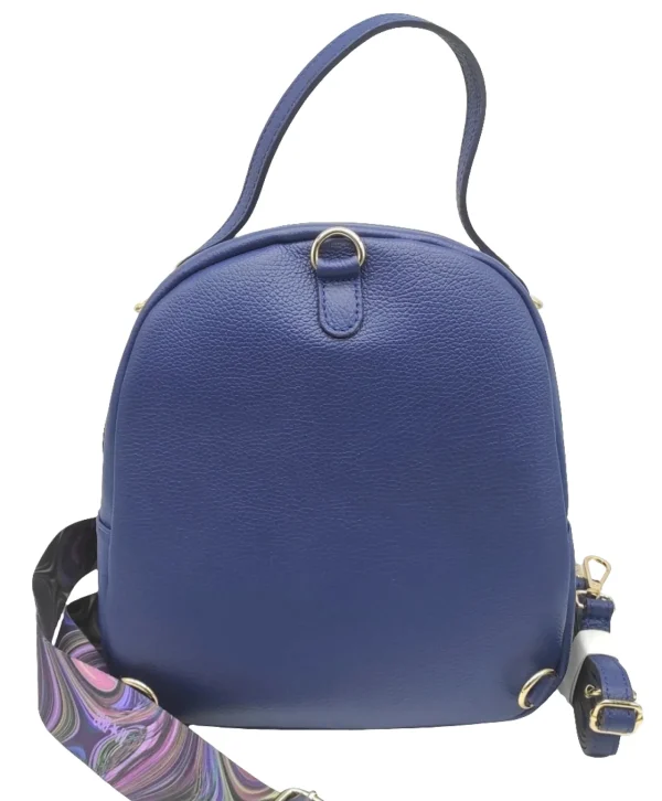 ZAINI PELLE OBONA BLU